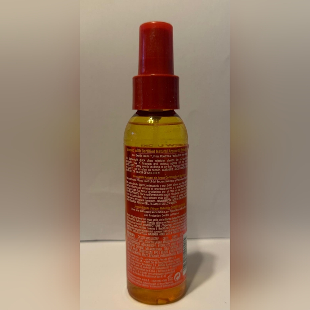 TWO Creme of Nature® Argan Oil from Morocco Anti-Humidity Gloss&Shine Mist 4oz - Picture 8 of 9